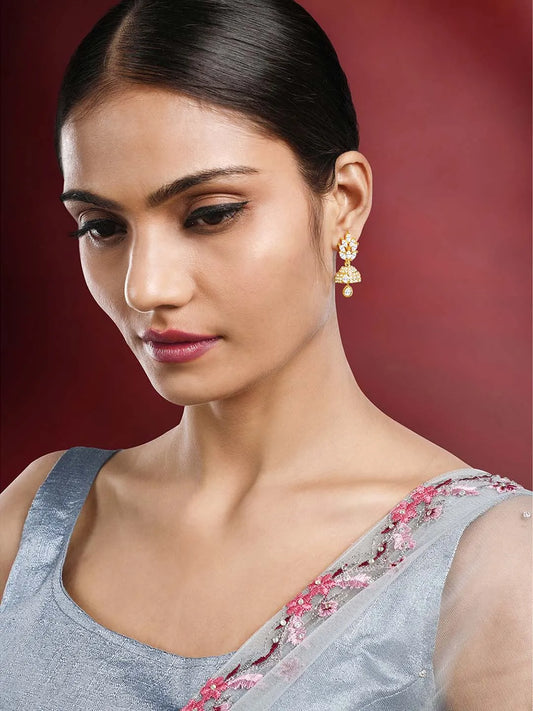 Glam CZ Jhumki | Shine Bright with Peora's Jewellery

