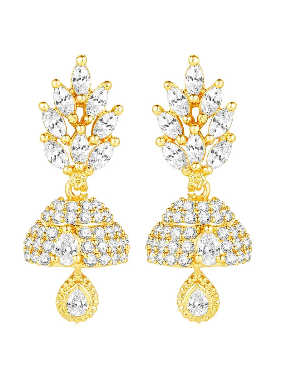 Glam CZ Jhumki | Shine Bright with Peora's Jewellery


