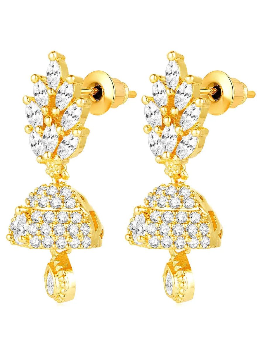 Glam CZ Jhumki | Shine Bright with Peora's Jewellery

