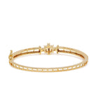 Glimmer Aura Studded Kada for Women in Gold featuring Cubic Zirconia kada bracelet  
