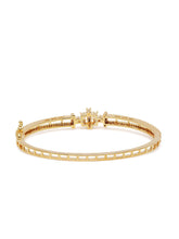 Glimmer Aura Studded Kada for Women in Gold featuring Cubic Zirconia kada bracelet  

