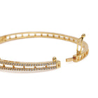 Glimmer Aura Studded Kada for Women in Gold featuring Cubic Zirconia kada bracelet  
