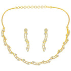 Glamour CZ Necklace Set – Radiant Statement Jewellery by Peora
