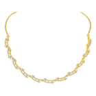 Glamour CZ Necklace Set – Radiant Statement Jewellery by Peora

