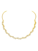 Glamour CZ Necklace Set – Radiant Statement Jewellery by Peora
