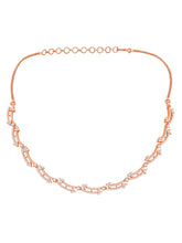 Glamour CZ Necklace Set – Radiant Statement Jewellery by Peora
