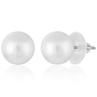 Silver necklace Choker earrings set crafted from alloy, adorned with pearls & crystal for an elegant, timeless look | Peora
