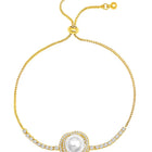 Pearls Adjustable CZ Bracelet by Peora – Elegant Fashion Jewellery

