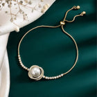 Pearls Adjustable CZ Bracelet by Peora – Elegant Fashion Jewellery

