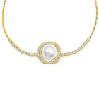 Pearls Adjustable CZ Bracelet by Peora – Elegant Fashion Jewellery

