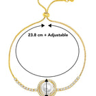 Pearls Adjustable CZ Bracelet by Peora – Elegant Fashion Jewellery

