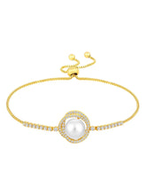 Pearls Adjustable CZ Bracelet by Peora – Elegant Fashion Jewellery

