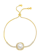 Pearls Adjustable CZ Bracelet by Peora – Elegant Fashion Jewellery

