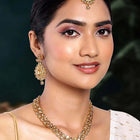 American Diamond Long Necklace Set | Stunning Elegance by Peora

