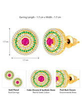 CZ Studded Earrings | Peora Sparkling CZ Jewellery

