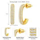 Half Hoop Earrings for Women – Modern & Elegant Styles | Peora