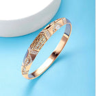 Aura CZ Kada – Sparkling Cubic Zirconia Kada for Women | Peora
