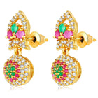 Sparkle CZ Drop Earrings | Peora Dazzling CZ Jewellery

