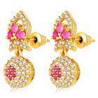 Sparkle CZ Drop Earrings | Peora Dazzling CZ Jewellery

