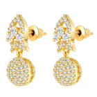 Sparkle CZ Drop Earrings | Peora Dazzling CZ Jewellery

