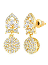 Sparkle CZ Drop Earrings | Peora Dazzling CZ Jewellery

