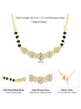 CZ Studded Mangalsutra – Sparkling Traditional Jewellery by Peora
