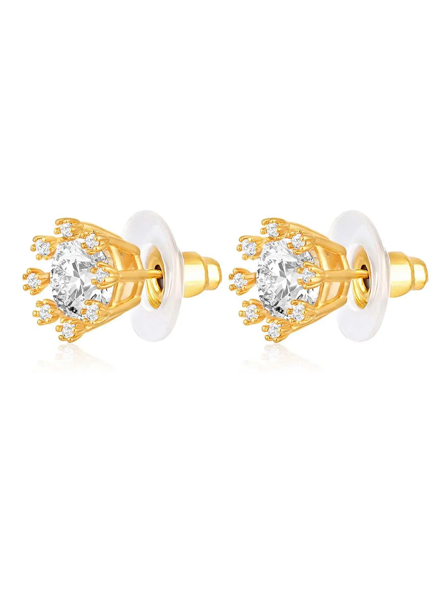 Chic and Versatile CZ Stud Earrings