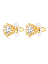 Chic and Versatile CZ Stud Earrings