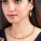 CZ Necklace Set – Stunning CZ Stone Jewellery by Peora
