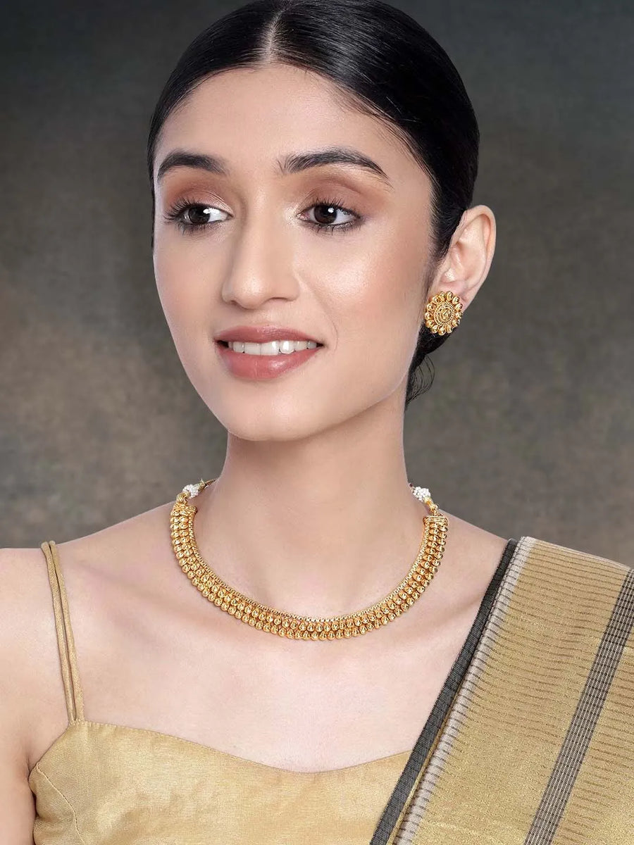 Choker Necklace Set – Stylish Ethnic Jewellery for Women | Peora