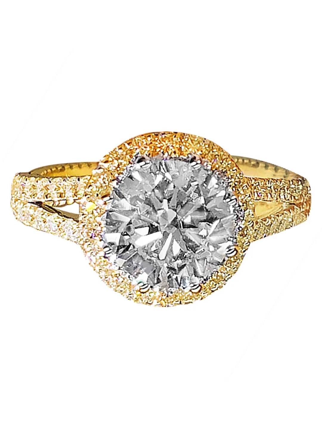 Crystal CZ Ring by Peora – Sparkling & Stylish Jewellery