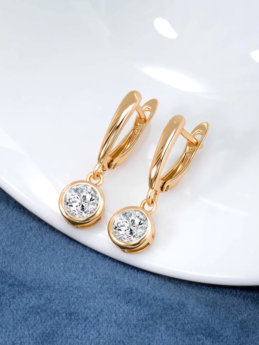 Simplicity CZ Earrings by Peora – Minimalist Fashion Jewellery

