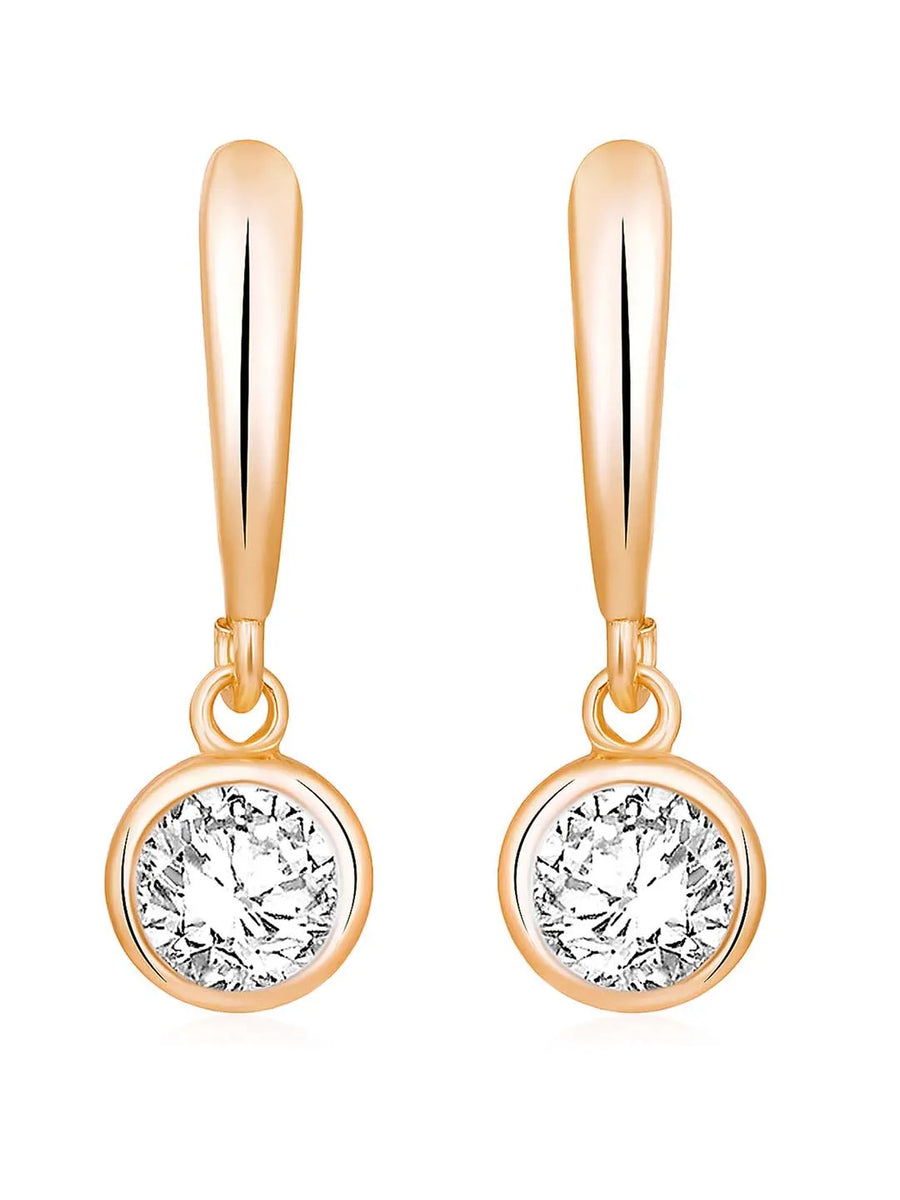 Simplicity CZ Earrings by Peora – Minimalist Fashion Jewellery

