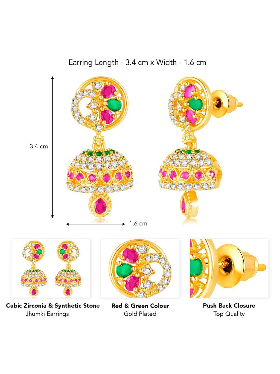 Explore Our CZ Jhumki Collection | Jewellery Styles at Peora

