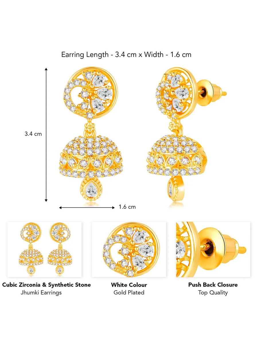 Explore Our CZ Jhumki Collection | Jewellery Styles at Peora

