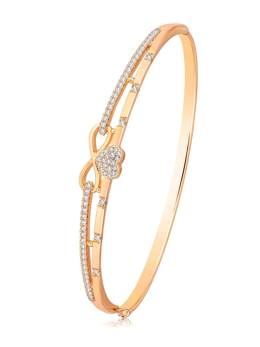Shimmer CZ Kada Bracelet by Peora – Dazzling Fashion Jewellery

