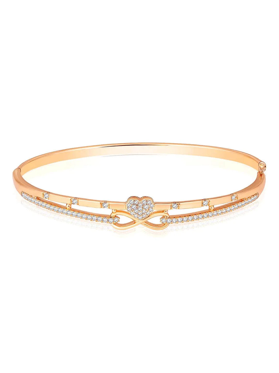 Shimmer CZ Kada Bracelet by Peora – Dazzling Fashion Jewellery

