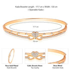 Shimmer CZ Kada Bracelet by Peora – Dazzling Fashion Jewellery

