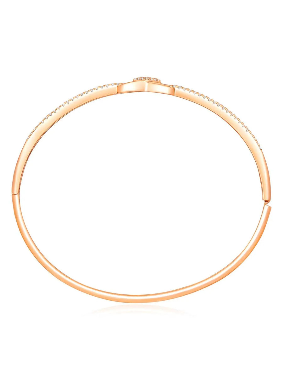 Shimmer CZ Kada Bracelet by Peora – Dazzling Fashion Jewellery

