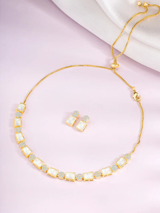 CZ Necklace Set – Radiant Fashion Jewellery by Peora

