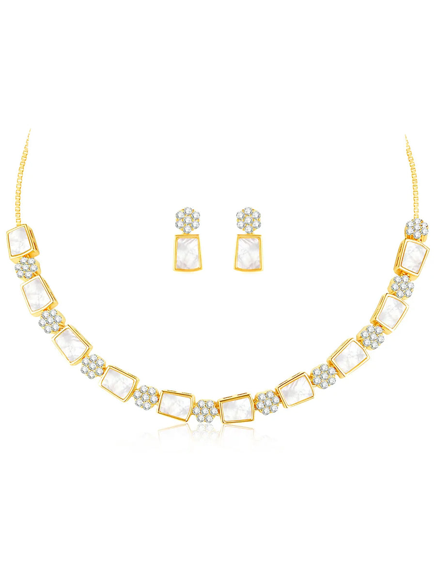 CZ Necklace Set – Radiant Fashion Jewellery by Peora

