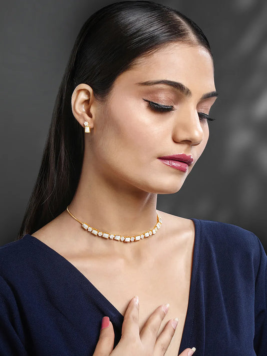 CZ Necklace Set – Radiant Fashion Jewellery by Peora

