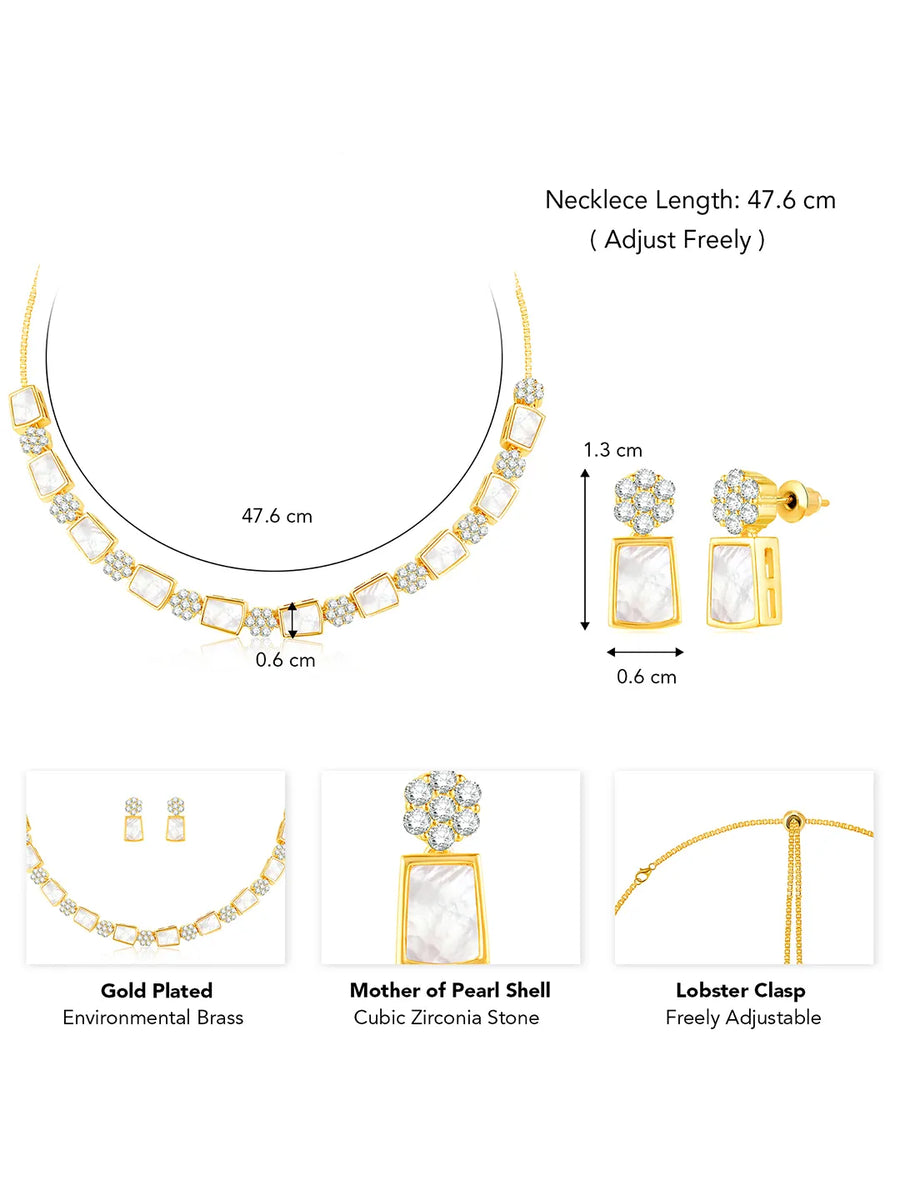 CZ Necklace Set – Radiant Fashion Jewellery by Peora


