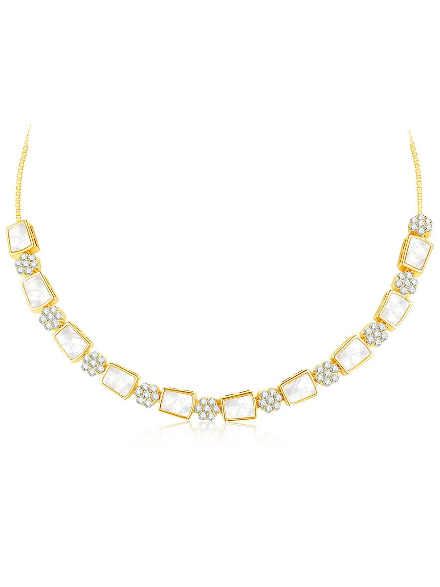 CZ Necklace Set – Radiant Fashion Jewellery by Peora

