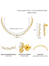 CZ Necklace Set – Exquisite Cubic Zirconia Jewellery by Peora
