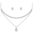 CZ Necklace Set – Sparkling Fashion Jewellery by Peora

