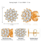 Brilliant CZ Studs by Peora – Radiant Fashion Jewellery

