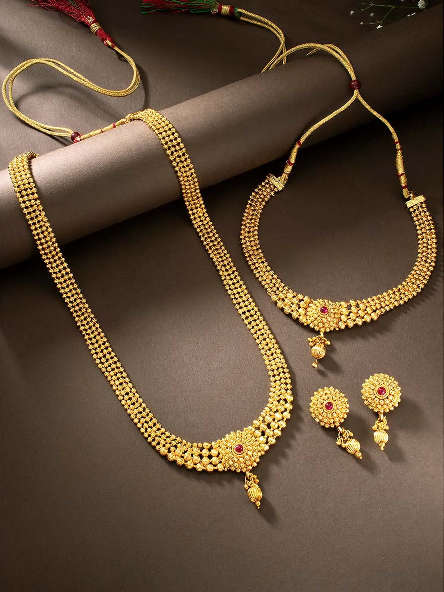 Maharani Set – Grand Bridal Jewellery Collection | Peora