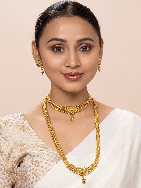 Maharani Set – Grand Bridal Jewellery Collection | Peora