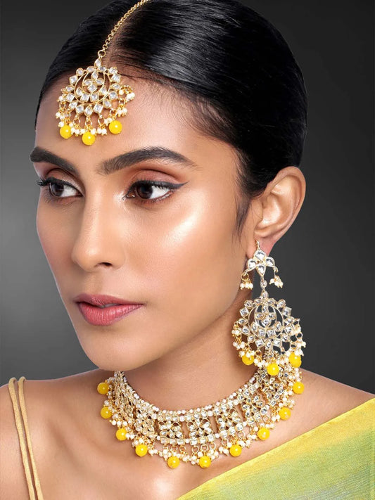 Kundan Choker Set – Royal & Traditional Jewelry for Women | Peora